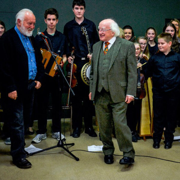 Leo Hallissey & President Michael D Higgins - Conamara Sea Week