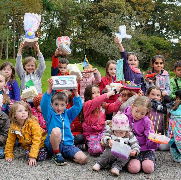 Kids at the Mini Boat Regatta - Conamara Sea Week