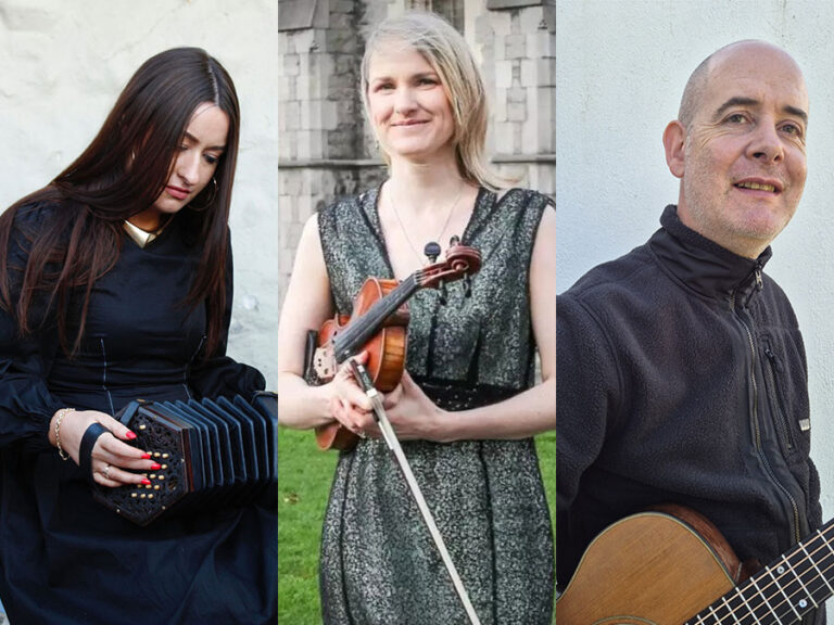 Read more about the article Áine McHugh (concertina), Liz Coleman (fiddle) & Tommy Carew (guitar/vocals)