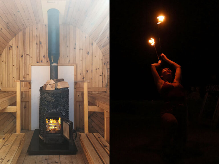 Read more about the article Sea, Sauna and Fire Dancing